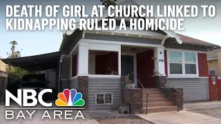 Death of 3-Year-Old Girl at Church Linked to San Jose Kidnapping Ruled a Homicide