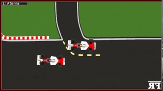 F1 Cartoons - Historic Moments |  F1 1989 Japanese GP - Senna-Prost crash