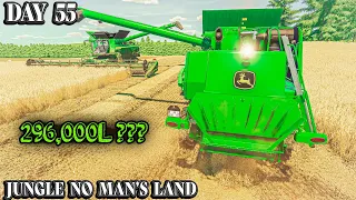 Harvesting 296Tones of Wheat on Jungle No Man's Land