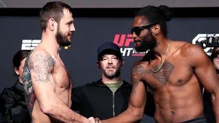 UFC Vegas 70: Weigh-In Faceoffs