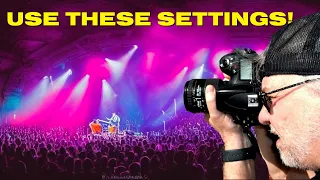 USE THESE CONCERT PHOTOGRAPHY SETTINGS!