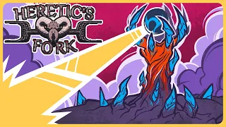 Deckbuilder Tower Defense Bullet Heaven?! - Heretic's Fork [Alpha Preview]