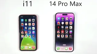 iPhone 11 vs 14 Pro Max - SPEED TEST 2024!