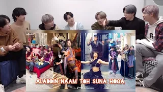 BTS REACTION Aladdin Naam Toh Suna Hoga on TikTok 😱😍 // अलादीन नाम तो सुना होगा