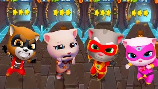 Talking tom gold  run Говорящий Том бег за золотом vs Сабвей серф и Леди Баг