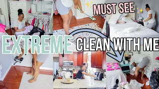 EXTREME ALL DAY CLEAN WITH ME! ULTIMATE WHOLE HOUSE SPEED CLEANING MOTIVATION | WORKING MOM ROUTINE