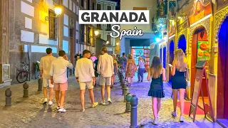 Granada, Spain 🇪🇸 - July 2023 4K-HDR Walking Tour (▶90min)