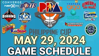 PBA Game Schedule Today May 29, 2024 | PBA Semifinals Game Schedule Update