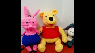 #handmade#crochet#amigurumi#toys#bear#piggy#donkey