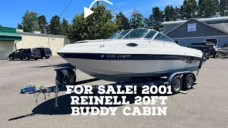 (SOLD) 2001 Reinell 20ft Cuddy Cabin with 5.0 Fuel Injected Volvo Penta