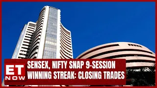 IT Shares Drag Market Lower; Sensex, Nifty Snap 9-session Gaining Streak | Closing Trades | ET Now