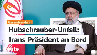 heute 19:00 Uhr vom 19.05.24 Irans Präsident verunglückt, Hochwasser-Lage, Proteste gegen Netanjahu