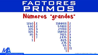 Factores primos de un número "grande"