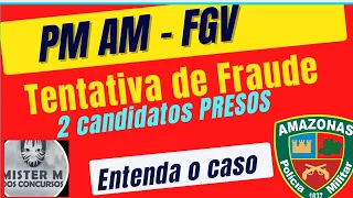 PM AMAZONAS- candidatos presos por tentativa de fraude. cada uma que acontece.