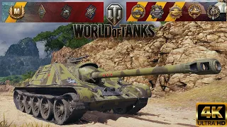 SU-122-44 - Pearl River map - 11 kills - 3,8k damage Kolobanov World of Tanks replay 4K