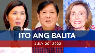 UNTV: Ito Ang Balita | July 20, 2022