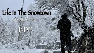 Life in Snowtown | Kalpa | Kinnaur | Snowman Skating Skiing | Himachal Pradesh | India