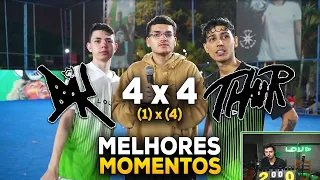 MELHORES MOMENTOS DA PARTIDA FUT7 DO BAK 4 (1) X (4) 4 THURZIN