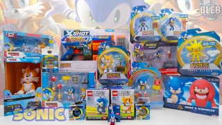 Sonic The Hedgehog toy collcection and new Lego Sonic and Tails Unboxing no talking toy review ASMR