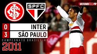 Inter 0x3 São Paulo - 2011 - RIVALDO, FERNANDINHO, DAGOBERTO, CASEMIRO E GOLEADA NO BEIRA RIO!🔥