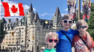 ВЛОГ Даник, Роник и Мики прогуливаются по центру Оттавы || OTTAWA Ontario Canada downtown