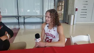 Indiana Hoosiers Women's Basketball Media Day #iuwbb Grace Berger