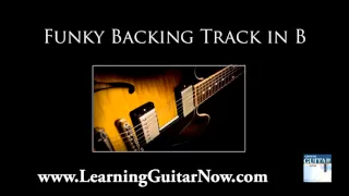 Funky Blues Backing Track in B