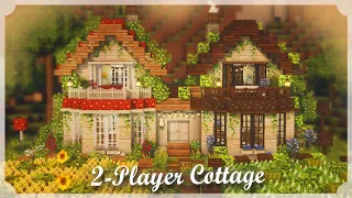 Minecraft | How to Build a Two Player Mushroom Cottage 🍄 With Mizuno's 16 Craft