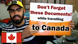 Full List of Documents to carry to Canada as an International Student 🇨🇦| All 30 Documents