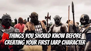 Things you should know before creating your first LARP CHARACTER