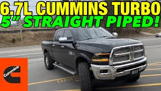 2017 RAM 2500 6.7L CUMMINS Turbo Diesel STRAIGHT PIPED!