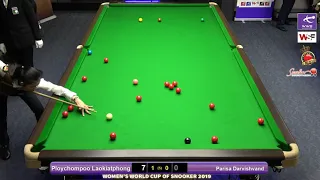 Ploychompoo Laokiatphong vs Parisa Darvishand - World Women's Snooker Championship (June 2019)