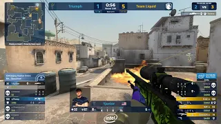 Triumph 1junior godlike AWP ACE against Liquid @dust2 |  IEM Beijing 2020