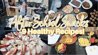 9 Healthy Kid-Approved After School Snack Ideas!  Cook With Me! Back To School Snacks!