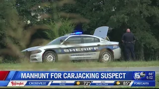 Jefferson County law enforcement searching for carjacking suspect