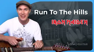 Run To The Hills by Iron Maiden | Guitar Lesson