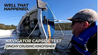 Ep. 31 Capsize Test: Welsford Navigator "Trim" goes over on Narrabeen Lagoon, Australia.