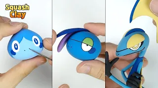 Pokémon Sword & Shield Clay Art: Sobble line!! Water type Pokémon