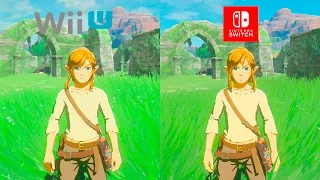 Zelda Breath of The Wild | WiiU VS Switch | 1.1.0 GRAPHICS COMPARISON | Comparativa Final