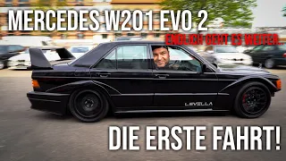 LEVELLA | Mercedes W201 EVO 2 | Die erste Fahrt mit dem neuen Swap C32 AMG Motor!