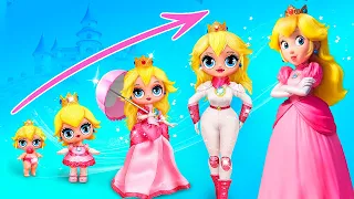 Princess Peach Adventures! 30 Doll Hacks