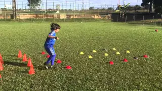 Preparação física Futebol infantil. Atleta João Pedro - 8 anos