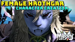 FFXIV: Female Hrothgar Character Creation!