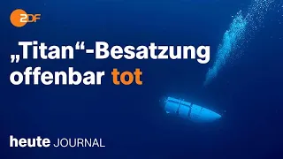 heute journal 22.06.23 Titan-Insassen tot, Sturmtief Lambert, Klimafinanz-Gipfel in Paris (english)