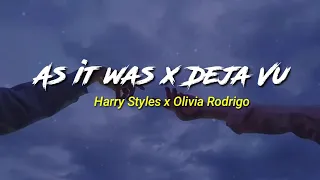 As It Was × Deja Vu - Harry Styles & Oliva Rodrigo(Mashup by Adam Wright) Lirik Terjemahan Indonesia