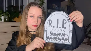 [Magyar ASMR] Szörnyek Szörnyű Szalonja☠️ Papír kozmetikumok✨