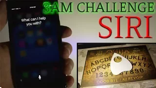 DO NOT TALK TO SIRI AT 3AM // OUIJA BOARD 3AM CHALLENGE