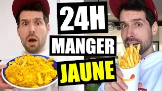 JE MANGE QUE LA NOURRITURE JAUNE PENDANT 24H - HUBY