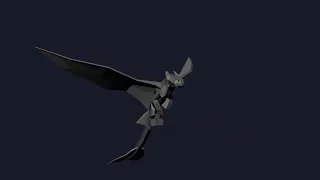 Low-Poly Toothless Hover Flight | Blender Animation