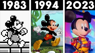 EVOLUÇÃO DO MICKEY MOUSE NOS GAMES